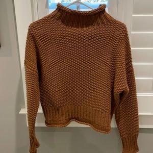 She and Sky size S brown turtleneck sweater